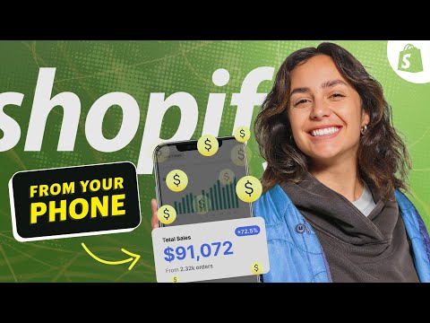 How to Build a Shopify Store Using Only Your PHONE