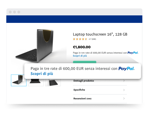 Conto business PayPal